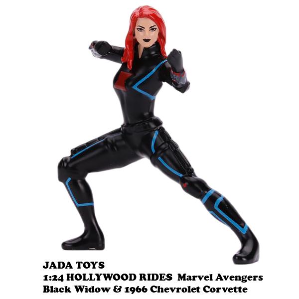Jada ブラックウィドウ ミニカー マーベル アベンチャーズ
