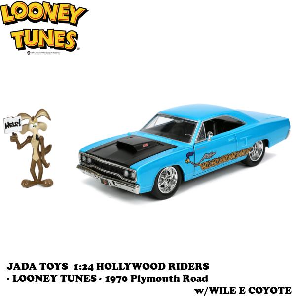 NASCAR テリーラボンテ ミニカー ロードランナーフィギュア付き Jada ルーニー・テューンズ ミニカー 1/24 コヨーテ フィギュア