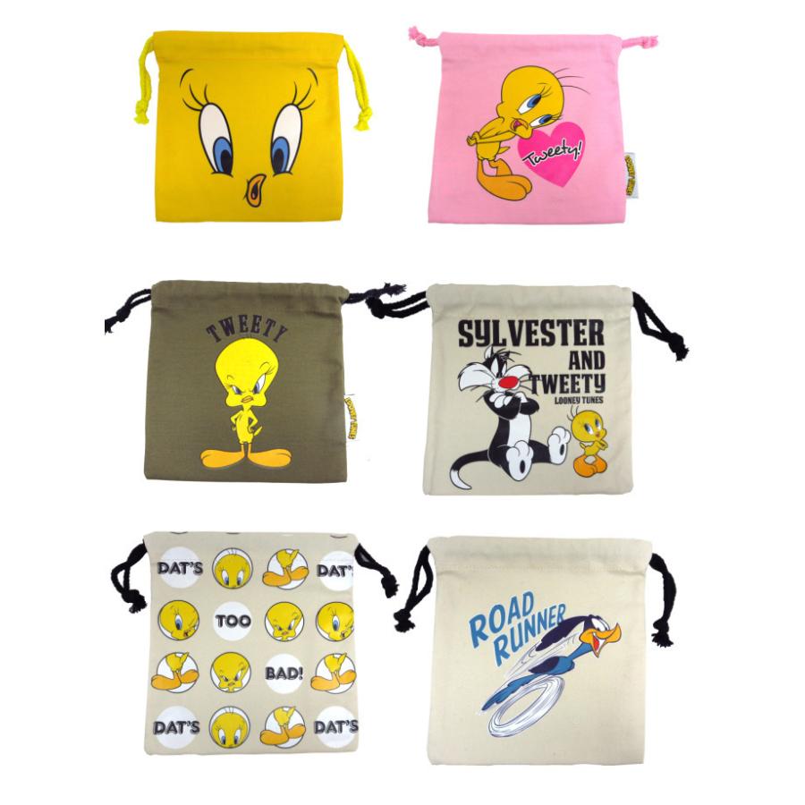 ロードランナー トゥイーティー＆ 巾着 E ルーニーテューンズ