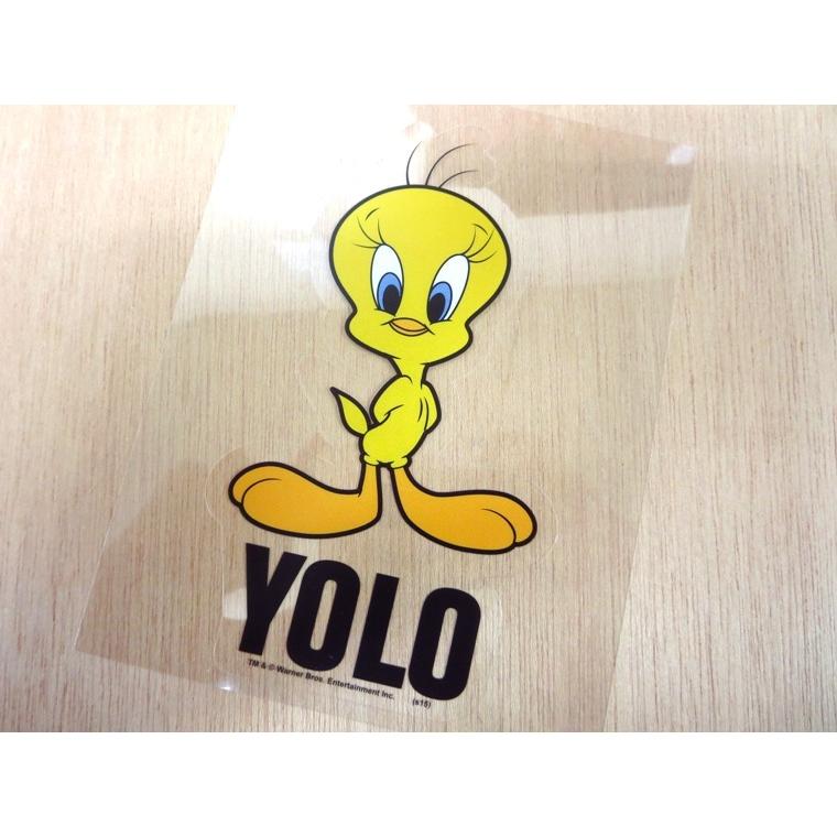 ロードランナー トゥイーティー クリアステッカー 5枚セット ルーニー