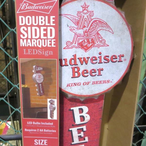マーキーLEDサインライト BUDWEISER BEER RED バドワイザー