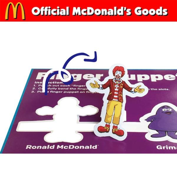 McDonald's FINGER PUPPETS【マクドナルド フィンガー パペット】アメ