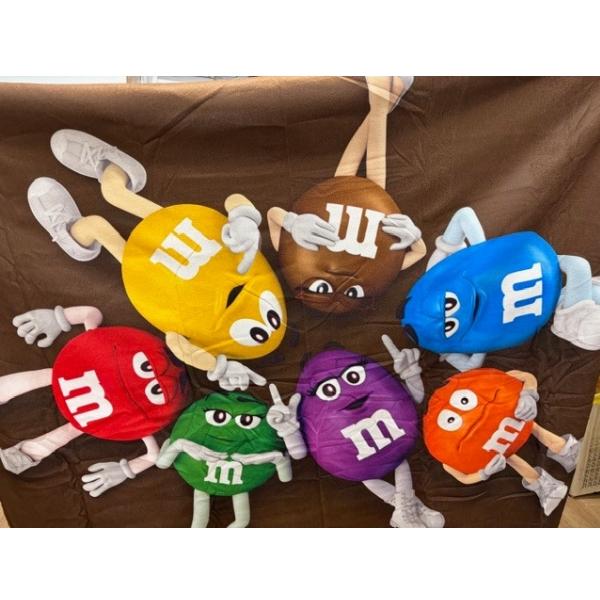 m&m&m's M&M'S キャラクター ブランケット 127×152cm フリース 大判
