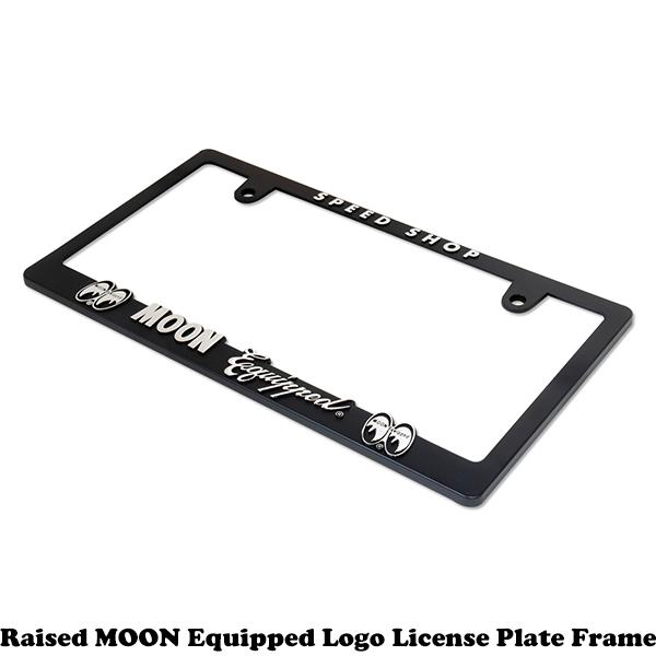 MOONEYES Raised MOON Equipped ムーンアイズのナンバープレート