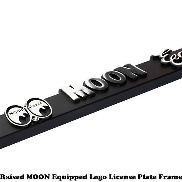 MOONEYES Raised MOON Equipped ムーンアイズのナンバープレート
