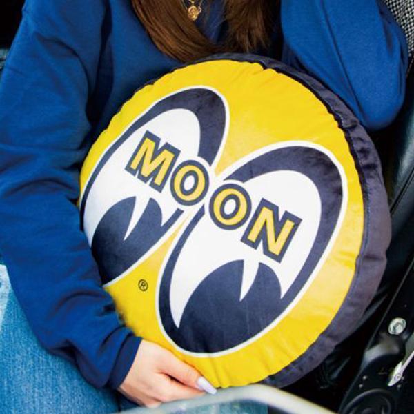 MOONEYES MOON ムーン アイボール クッション直径 40cm イエロー 