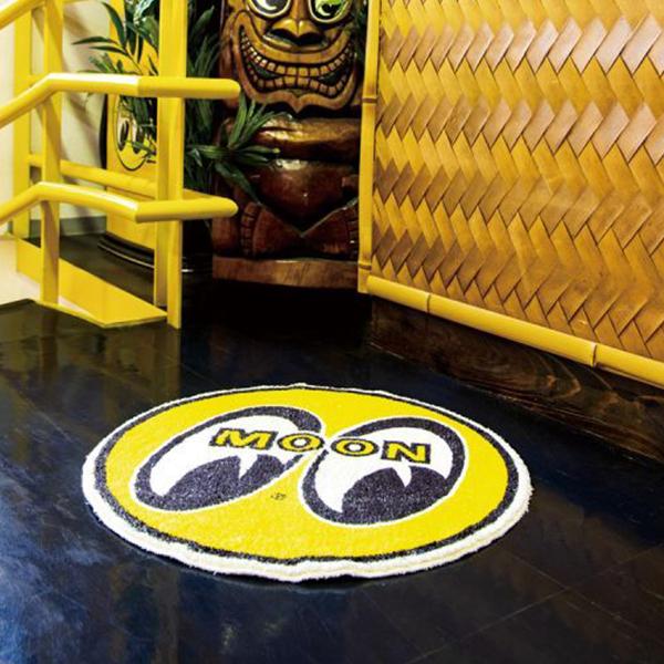 MOONEYES ムーンアイズ フロアマット 玄関マット アメリカン 黄色