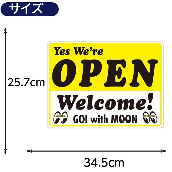 MOONEYES ムーンアイズ 看板 オープン クローズ アメリカン 看板
