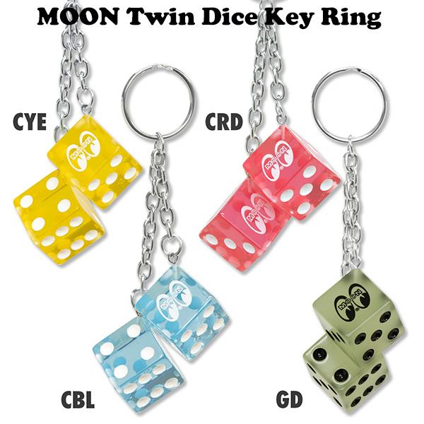MOONEYES ムーンアイズ サイコロ キーホルダー トゥイン ダイス