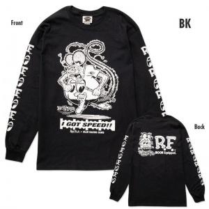 RAT FINK（ラットフィンク） tシャツ メンズ 長袖 アメカジ 白 黒