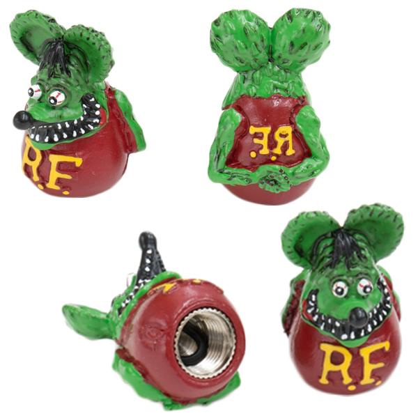 RAT FINK（ラットフィンク） エア バルブ キャップ ネジ穴：直径7mm 車