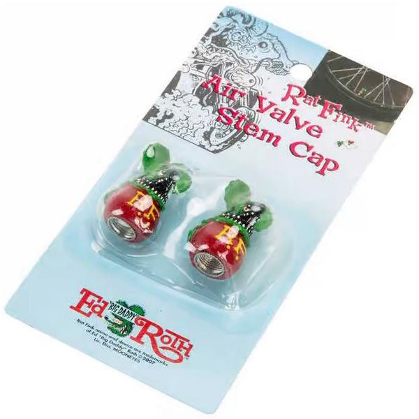 Ｎao出品　グラフ1000 0.４mm 六角花梨瘤　木軸キャップエボナイト RAT FINK（ラットフィンク） エア バルブ キャップ ネジ穴：直径7mm 車