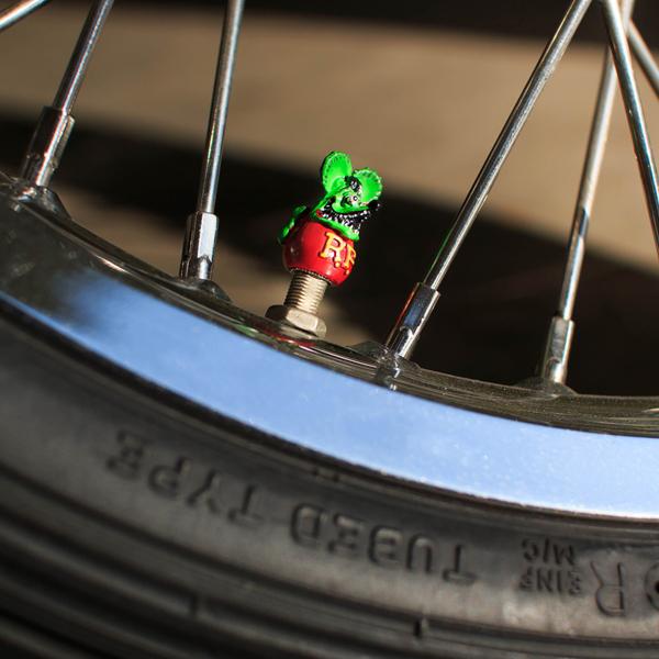 RAT FINK（ラットフィンク） エア バルブ キャップ ネジ穴：直径7mm 車