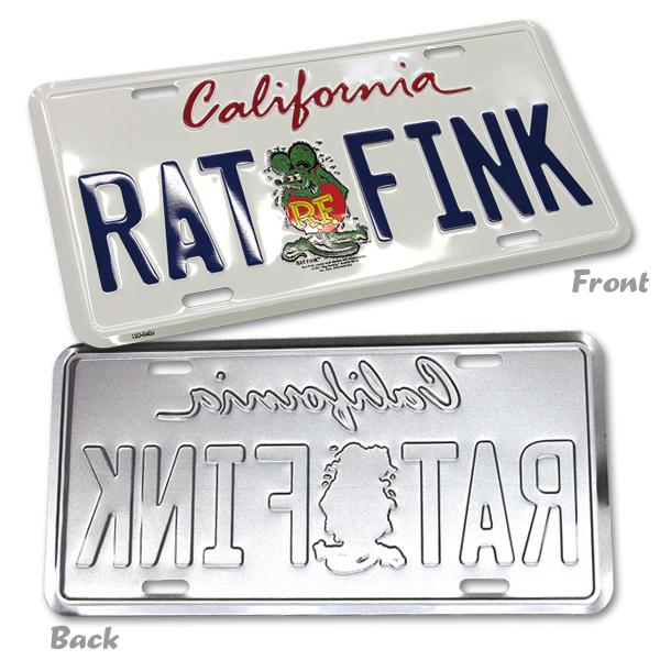 RAT FINK（ラットフィンク） カリフォルニア ライセンスプレート