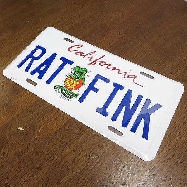 RAT FINK（ラットフィンク） カリフォルニア ライセンスプレート