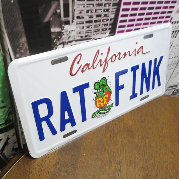 RAT FINK（ラットフィンク） カリフォルニア ライセンスプレート