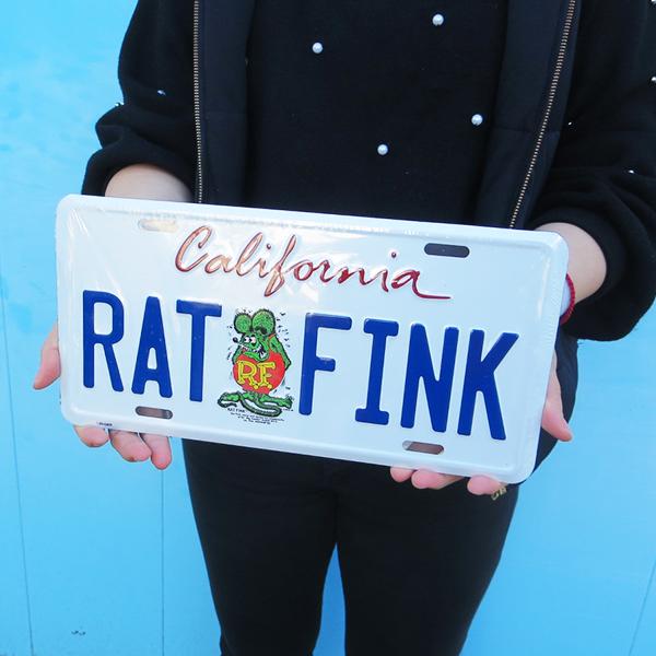 RAT FINK（ラットフィンク） カリフォルニア ライセンスプレート