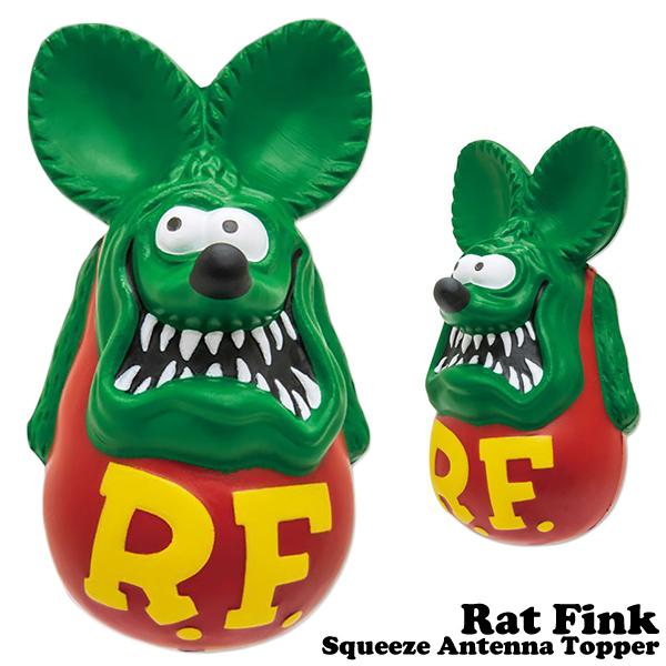 ラットフィンク　アンテナトッパー　2個セット RAT FINK ラットフィンク スクイーズ アンテナ トッパー