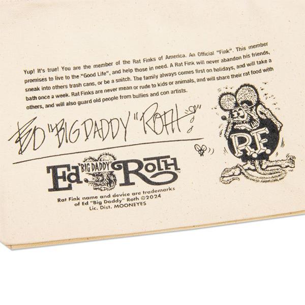 ラットフィンクトートバッグ ミニ トート ラットフィンク グッズ Rat Fink of America ムーンアイズ アメリカン雑貨 アメリカ雑貨｜funandfunny｜05