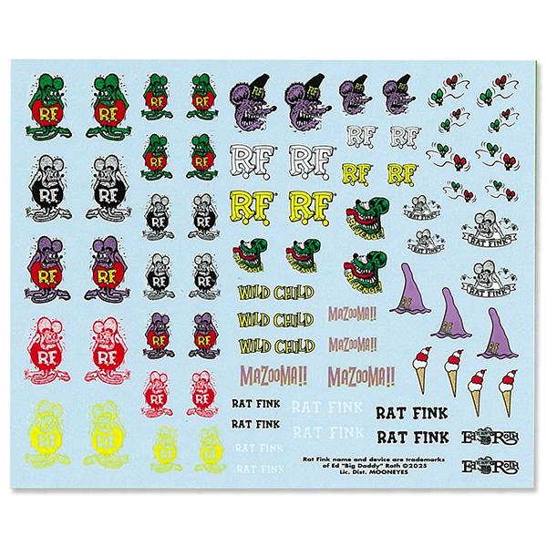 RAT FINK（ラットフィンク） デカール 水貼り ステッカー セット