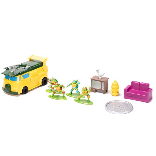 Jada タートルズ ミニカー フィギュア付 ジオラマ JADATOYS NANO Jada タートルズ ミニカー フィギュア付 ジオラマ JADATOYS NANO