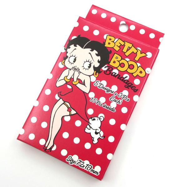 BETTY BOOP（ベティ ブープ） ベティちゃん グッズ 絆創膏 15枚入り