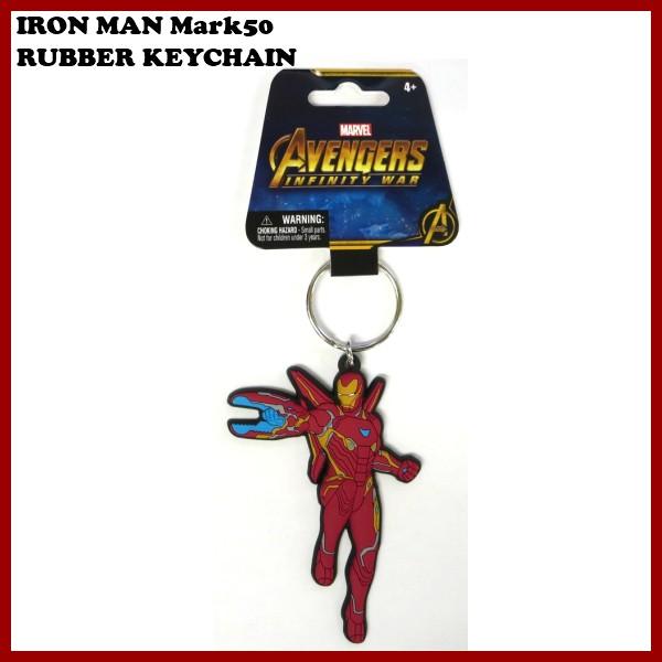 ラバーキーチェーン アイアンマン マーク50【インフィニティ・ウォー】RUBBER KEYCHAIN ☆IRONMAN rbkc