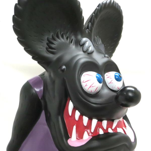 【特大60cm】Rat Fink ラットフィンク 貯金箱 ブラック 特大貯金箱 60CM Rat Fink ラットフィンク ブラック