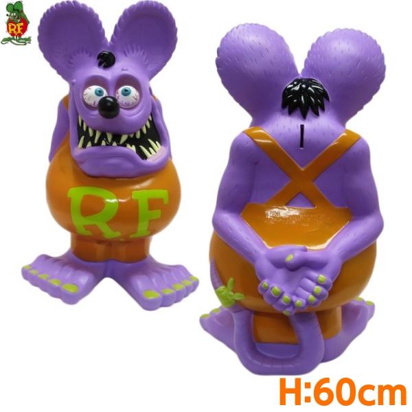 RAT FINK（ラットフィンク） ファンコ ジャンボ コインバンク パープル