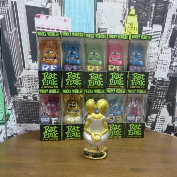 ゲリラSALE ラットフィンク フィギュア★ゴールド SALE ラットフィンク フィギュア☆ゴールド＆ブラック☆ラット