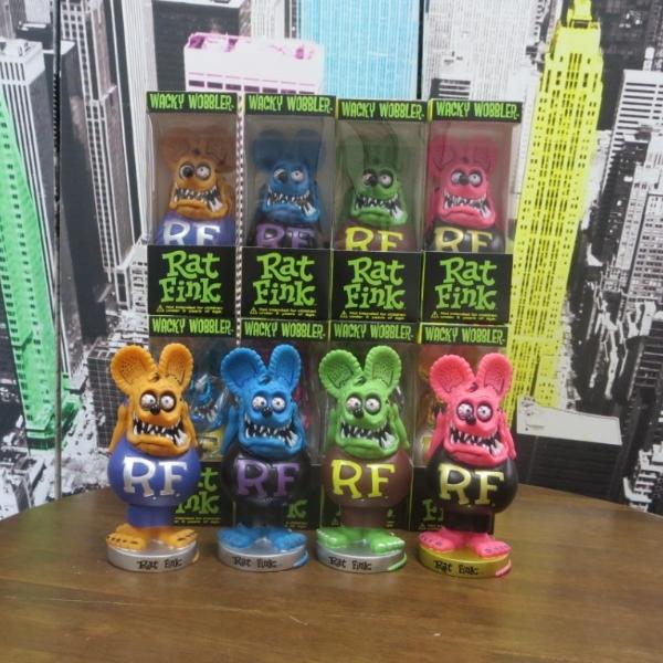 3体セット ラットフィンク ボビングヘッドフィギュア RAT FINK ラットフィンク ボビングヘッド （限定カラー3色