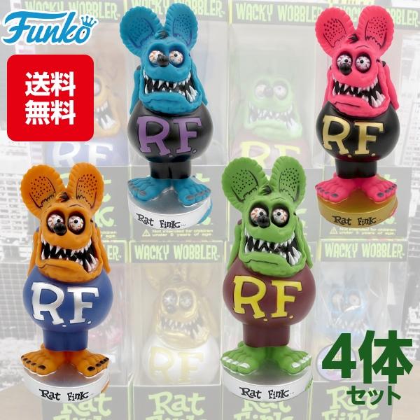 RAT FINK（ラットフィンク） フィギュア ファンコ 4体 セット ボビング