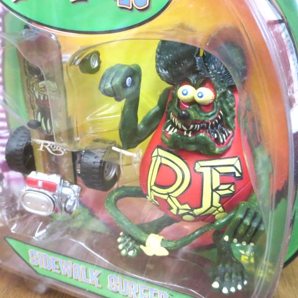い*ー様 RAT FINK ピザ ラットフィンク アクションフィギュア アメトイ RAT FINK（ラットフィンク） フィギュア サイドウォーク サーファー