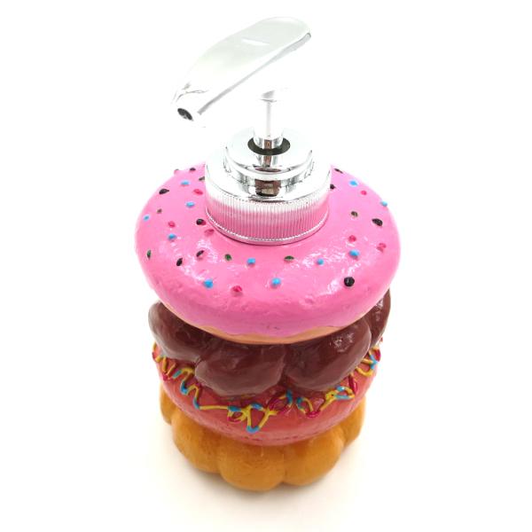 ソープディスペンサー 液体 ドーナツ おしゃれ ポリレジン製