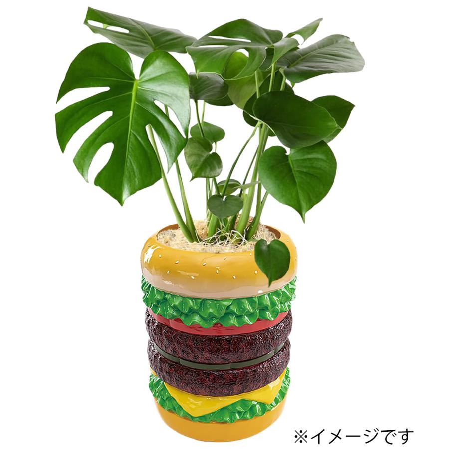 植木鉢 おしゃれ ハンバーガーフラワーポット 大型 軽い 大きい