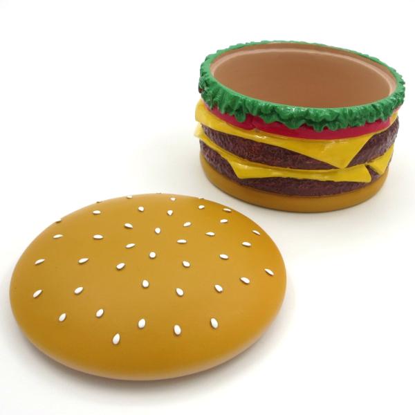 マルチコンテナ ハンバーガー 小物入れ ハンバーガー型のレジン製小物
