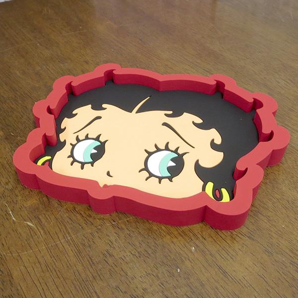 NJ CROCE ベティブープ　小物入れ BettyBoop ラバートレイ 3種類 ゴム製 トレー 小物入れ マルチ