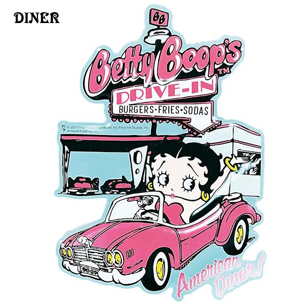 BettyBoop ベティちゃん サインプレート ブリキ看板 アメ雑 通販