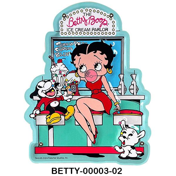 BETTY BOOP（ベティ ブープ） ブリキ看板 小 ベティちゃん グッズ ミニ