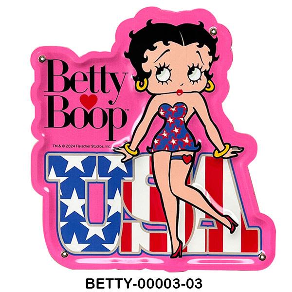 BETTY BOOP ベティブープ ブリキ看板 小 ベティちゃん グッズ