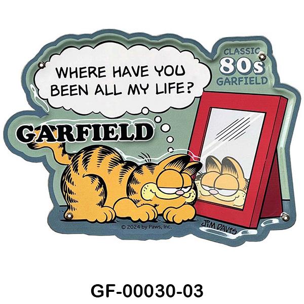 ガーフィールド ブリキ看板 小 グッズ 猫 garfield アメリカン 看板