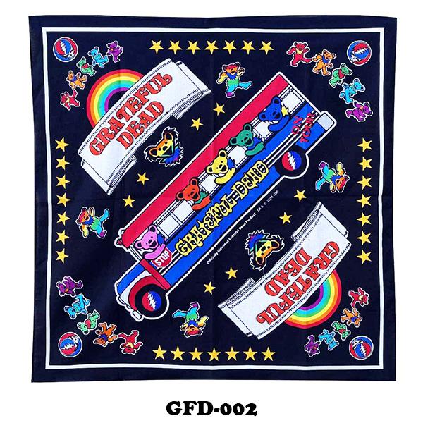 Grateful Dead（グレイトフル・デッド） バンダナ キャラクター