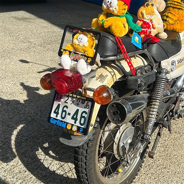 当時物　バイク　ナンバーカバー　ナンバーフレーム　2輪　9 バイク用 ナンバープレートフレームシリコンカバー 全4色 ナンバー