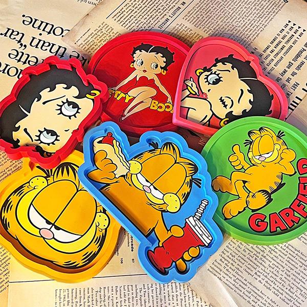 BETTY BOOP ベティ ブープ ガーフィールド 小物入れ ラバー