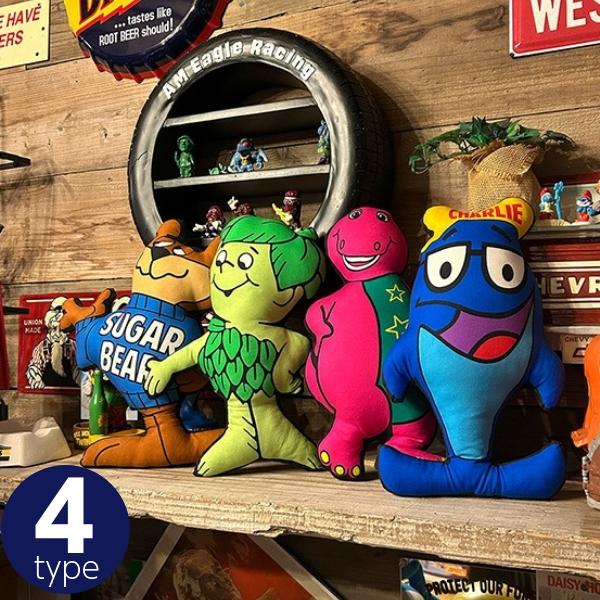 アドバタイジング キャラクター ピロードール クッション アメリカン