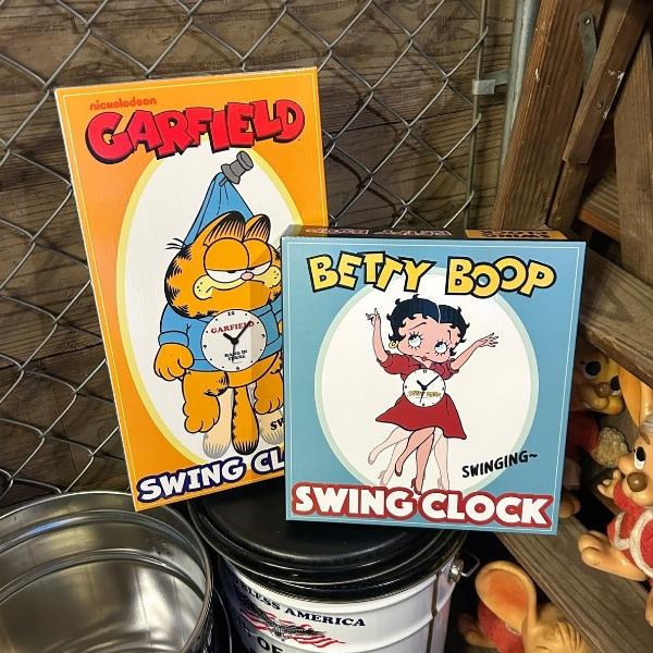 BETTY BOOP スウィングクロック 振り子時計 ベティーブープ