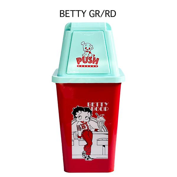 【BETTY BOOP】ベティ・ブープ 蓋付きボックス【激レア】【海外】 BETTY BOOP（ベティ ブープ） ゴミ箱 ふた付き アメリカン雑貨 ベティ