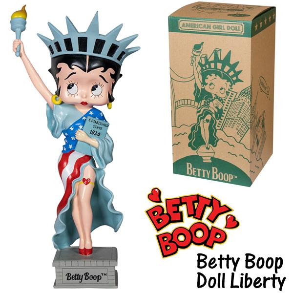 在庫あり 即出荷可 Betty Boop ベティブープ フィギュア Doll Liberty H 30cm ベティちゃん 自由の女神 レジン製スタチュー 置物 アメキャラ インテリア アメリカン雑貨 Materialworldblog Com