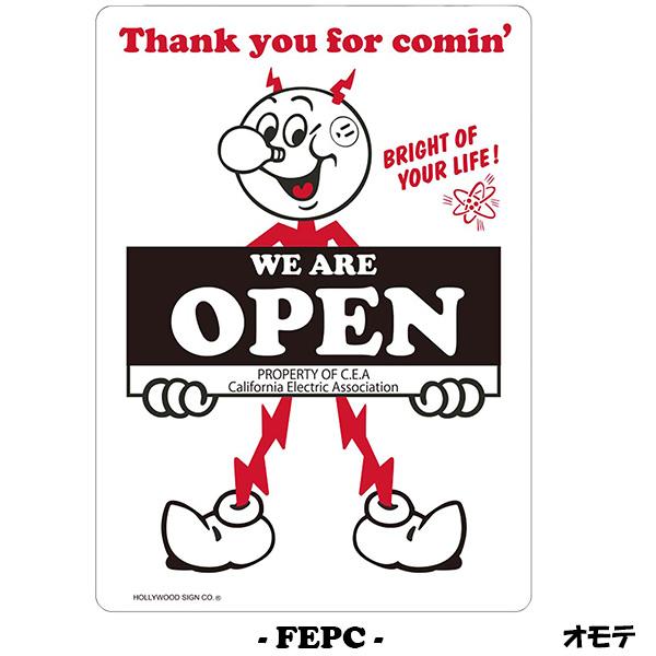 プラスティック サインボード OPEN / CLOSED レディキロワット