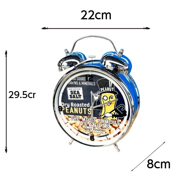 ミスターピーナッツ グッズ アラームクロック ネオンライト付き Mr